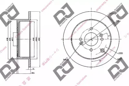 Тормозной диск DJ PARTS купить